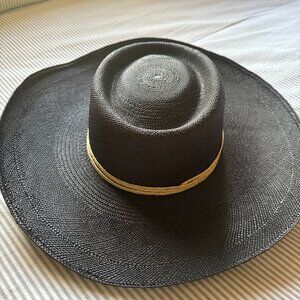 Black Hat with Rope Handmade